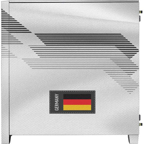 Germany Soccer Flag Corsair 4000D Tempered Glass Mid-Tower ATX Case Skin